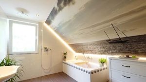 Spanndecke im Badezimmer - wie gut ist die Deckenlösung für's Bad?